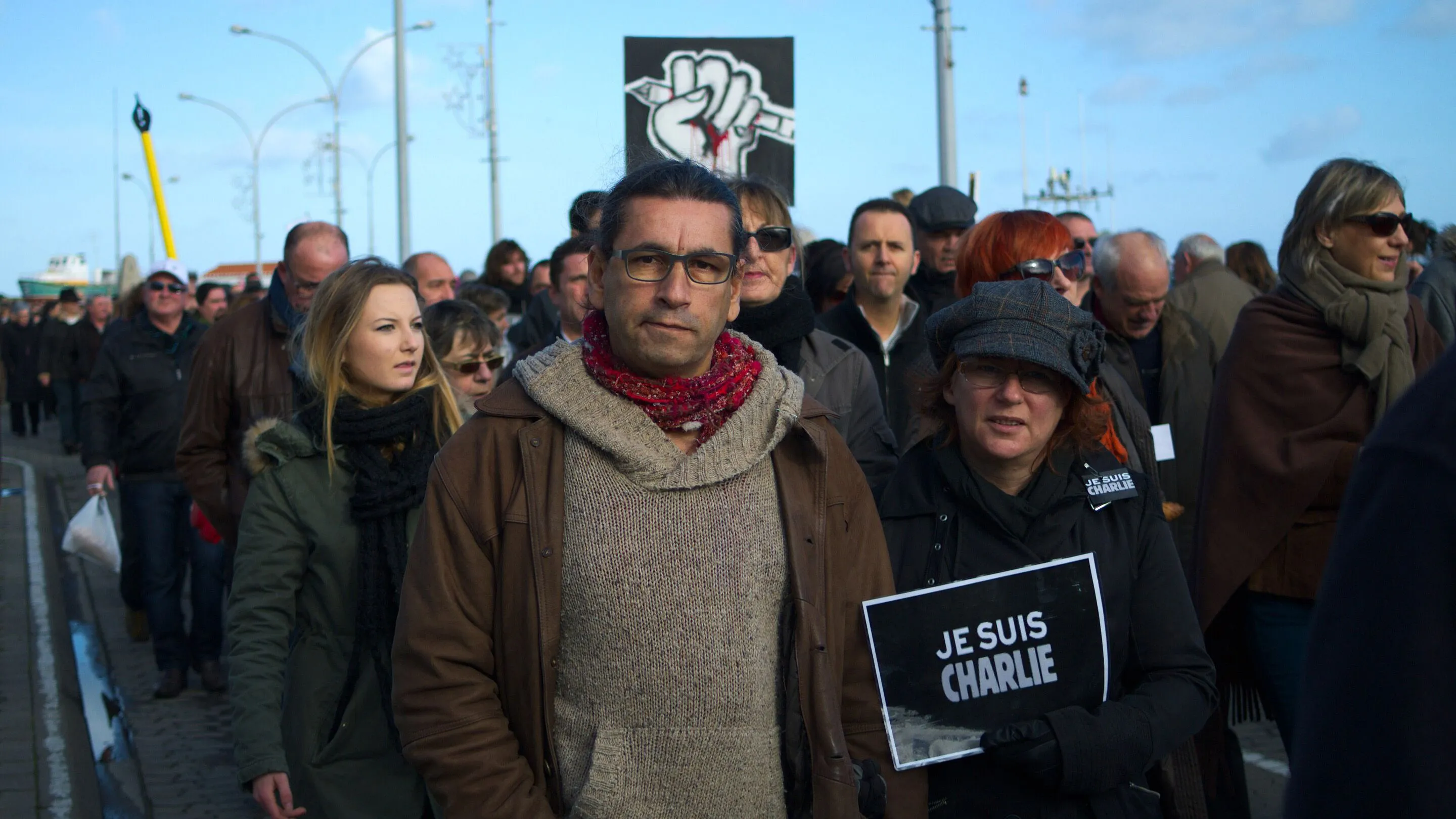 Hình ảnh biểu tình &quot;Je suis Charlie&quot; ủng hộ tự do ngôn luận sau vụ tấn công Charlie Hebdo