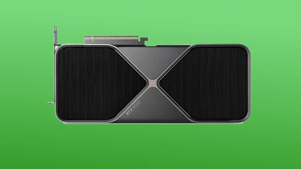 Hình ảnh card đồ họa Nvidia GeForce RTX 5090 Founders Edition minh họa lỗi bị brick do cập nhật driver