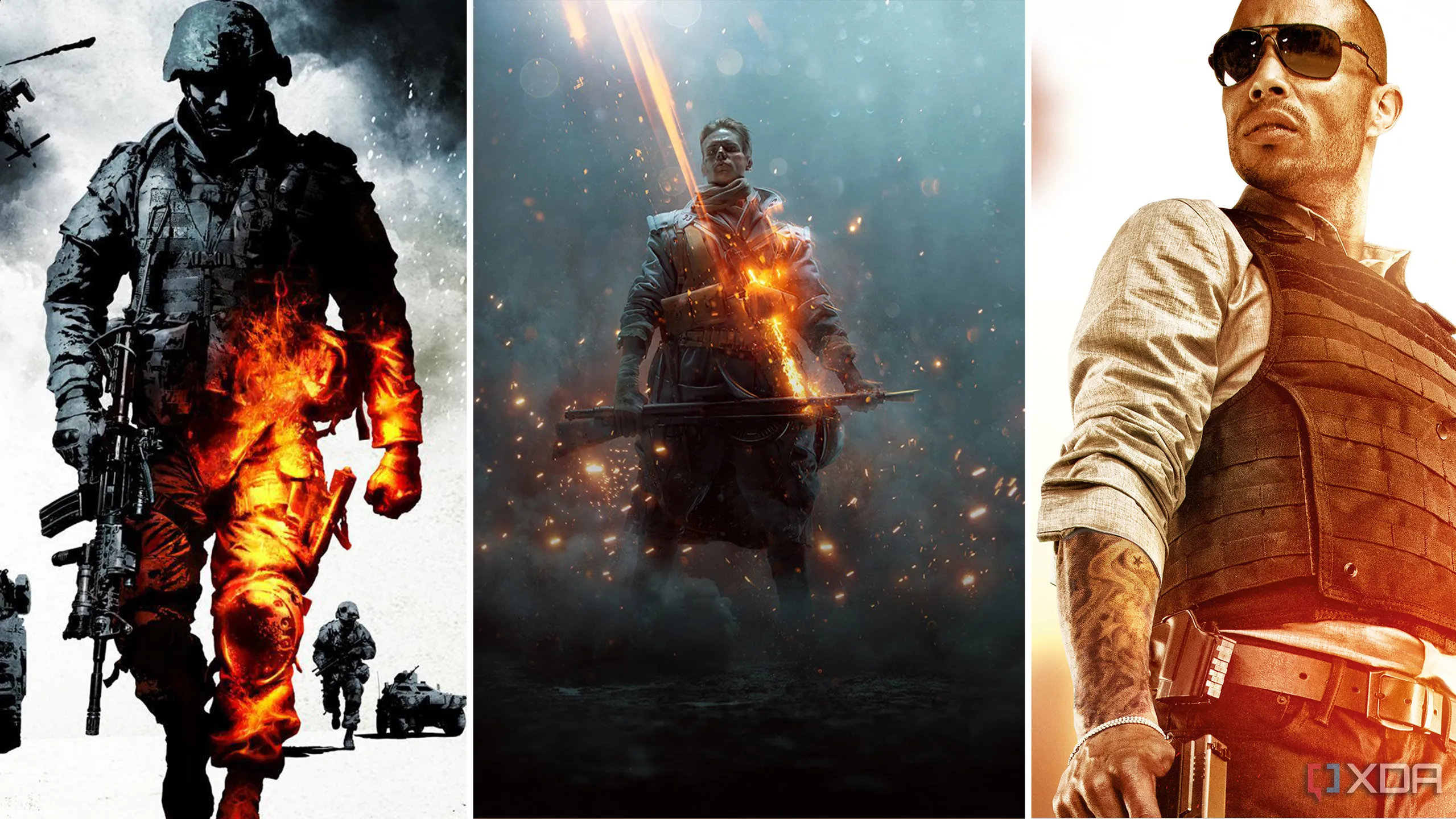 Hình ảnh chung về game Battlefield với các yếu tố chiến tranh hiện đại và quân đội