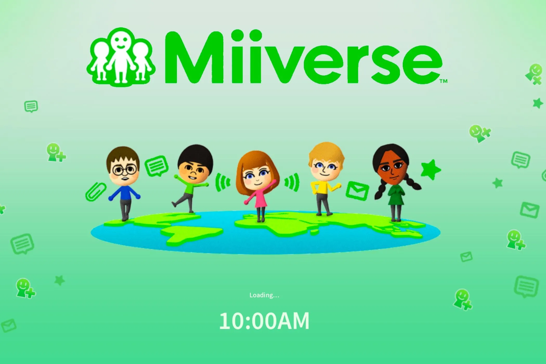 Hình ảnh concept Miiverse trên Nintendo Switch 2 thể hiện tiềm năng kết nối cộng đồng.