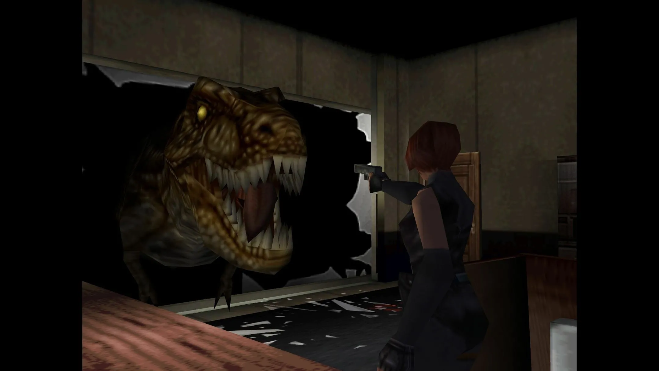 Hình ảnh game Dino Crisis trên nền tảng GOG, minh họa cho kỷ nguyên game kinh dị PS1