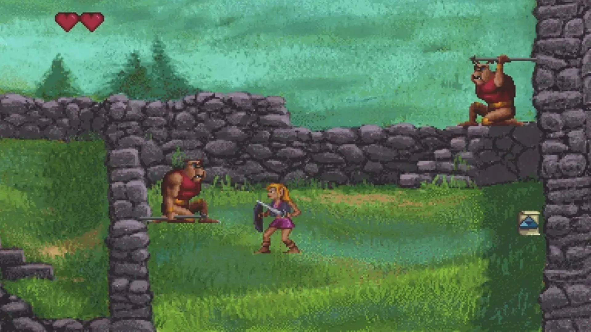 Hình ảnh gameplay từ The Legend of Zelda: The Wand of Ganon trên Philips CD-i, thể hiện đồ họa và phong cách game đặc trưng của các tựa game Nintendo trên nền tảng đĩa CD thất bại này.