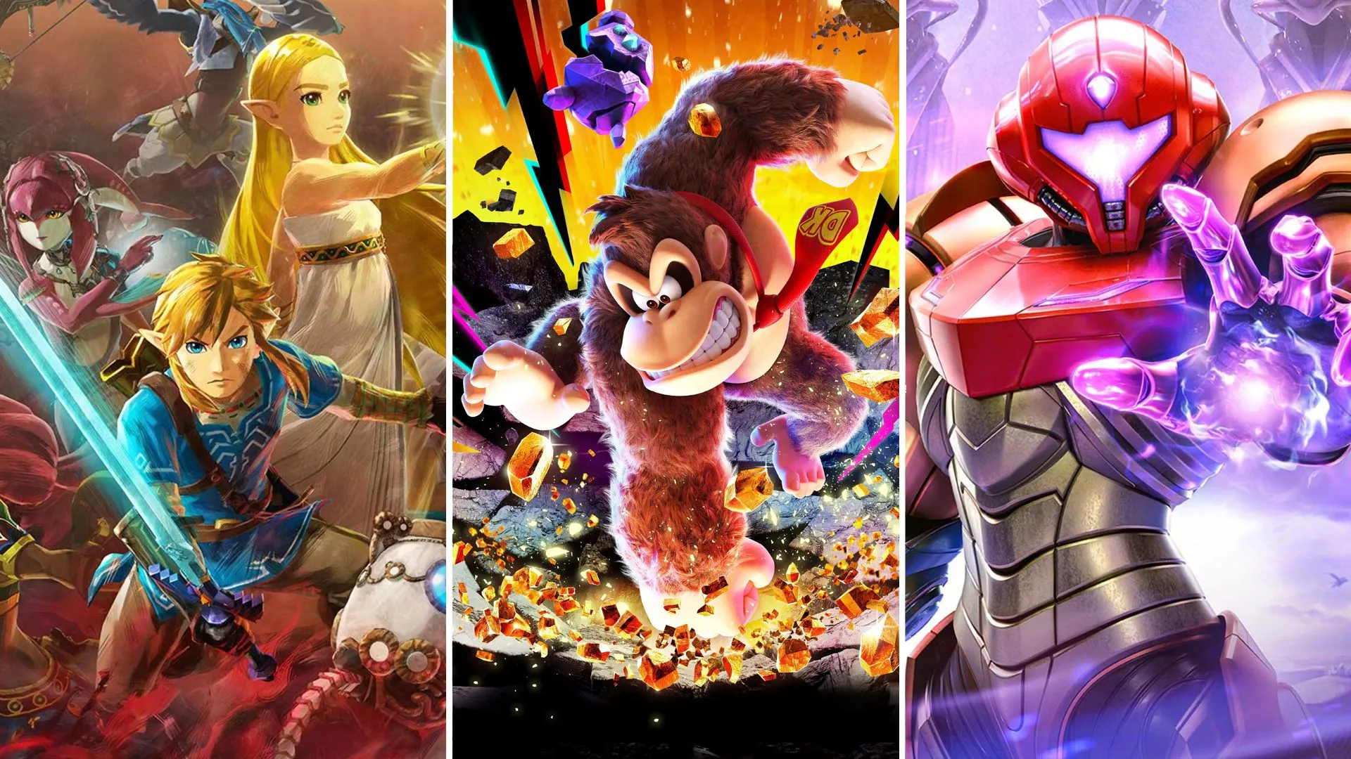 Hình ảnh kết hợp của một số trò chơi Nintendo Switch 2 mới dự kiến ​​ra mắt vào năm 2025