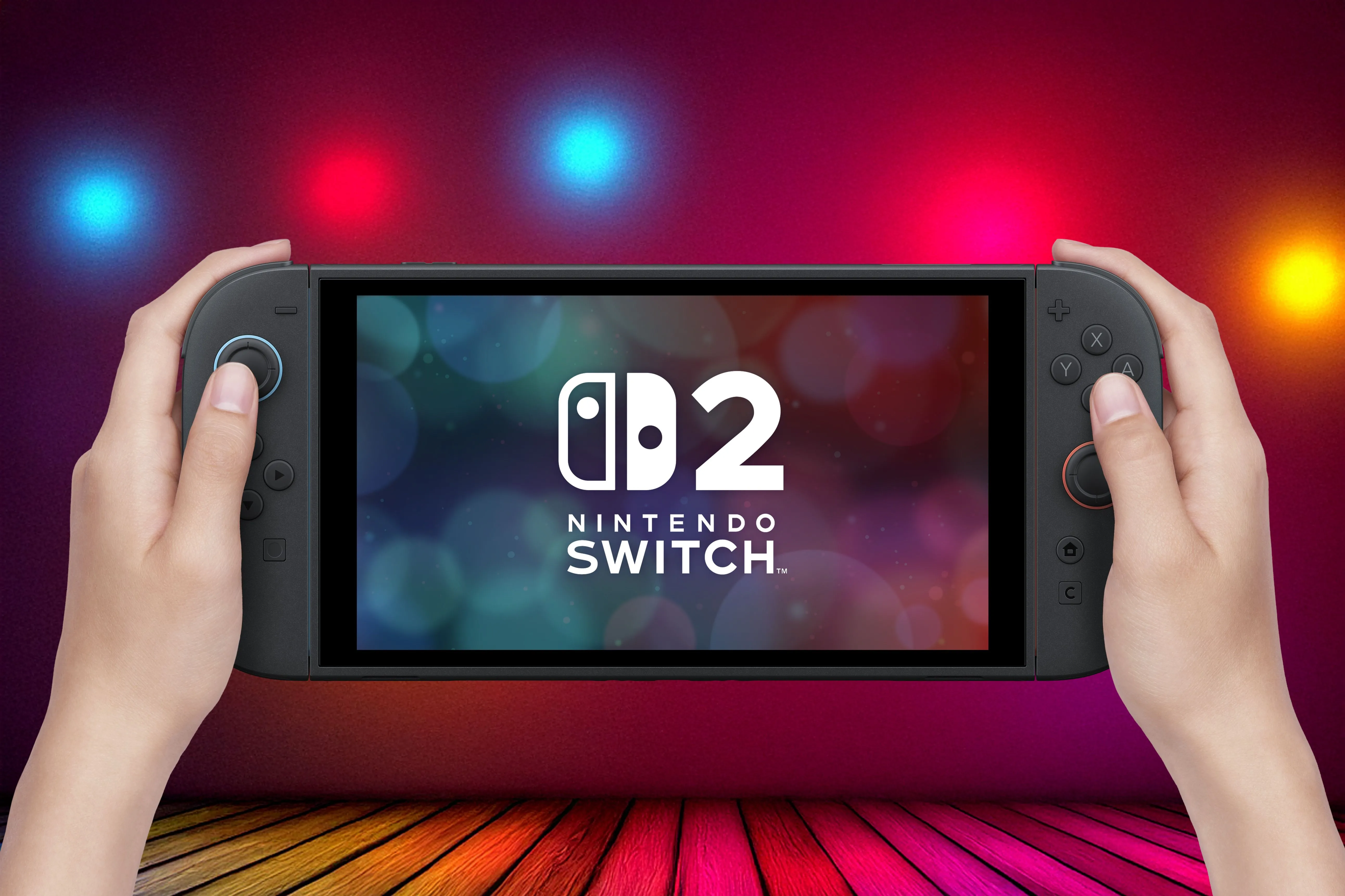 Hình ảnh một người đang cầm console Nintendo Switch 2 ở chế độ cầm tay, thể hiện tiềm năng chơi game nâng cấp