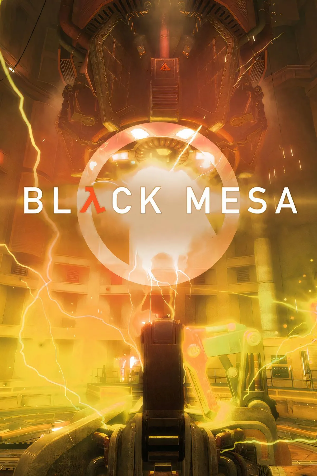Hình ảnh nghệ thuật của Black Mesa, một tựa game bắn súng góc nhìn thứ nhất, bản remake của Half-Life.