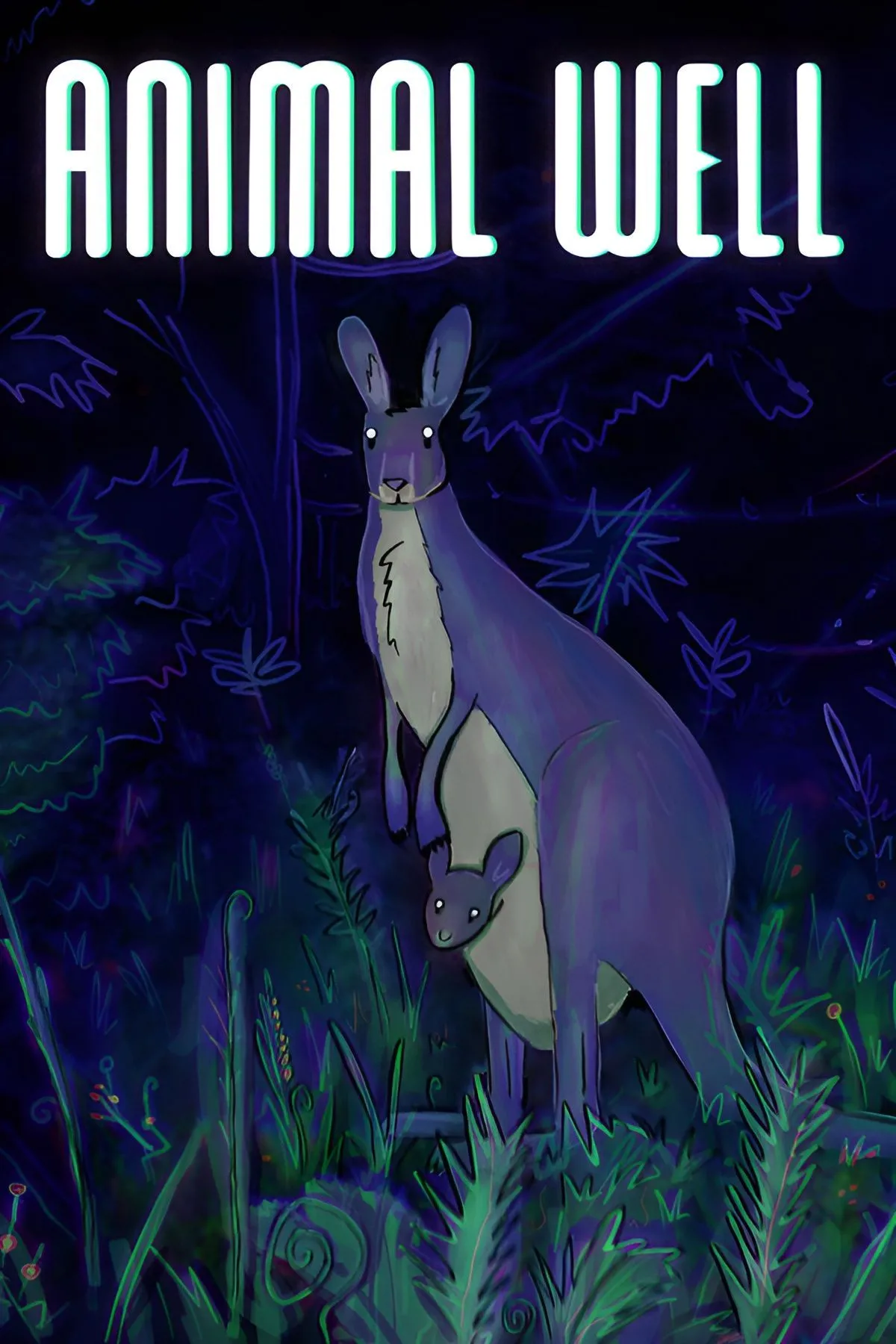 Hình ảnh nghệ thuật độc đáo từ game Metroidvania Animal Well, nổi bật với thiết kế đồ họa pixel và bầu không khí bí ẩn.