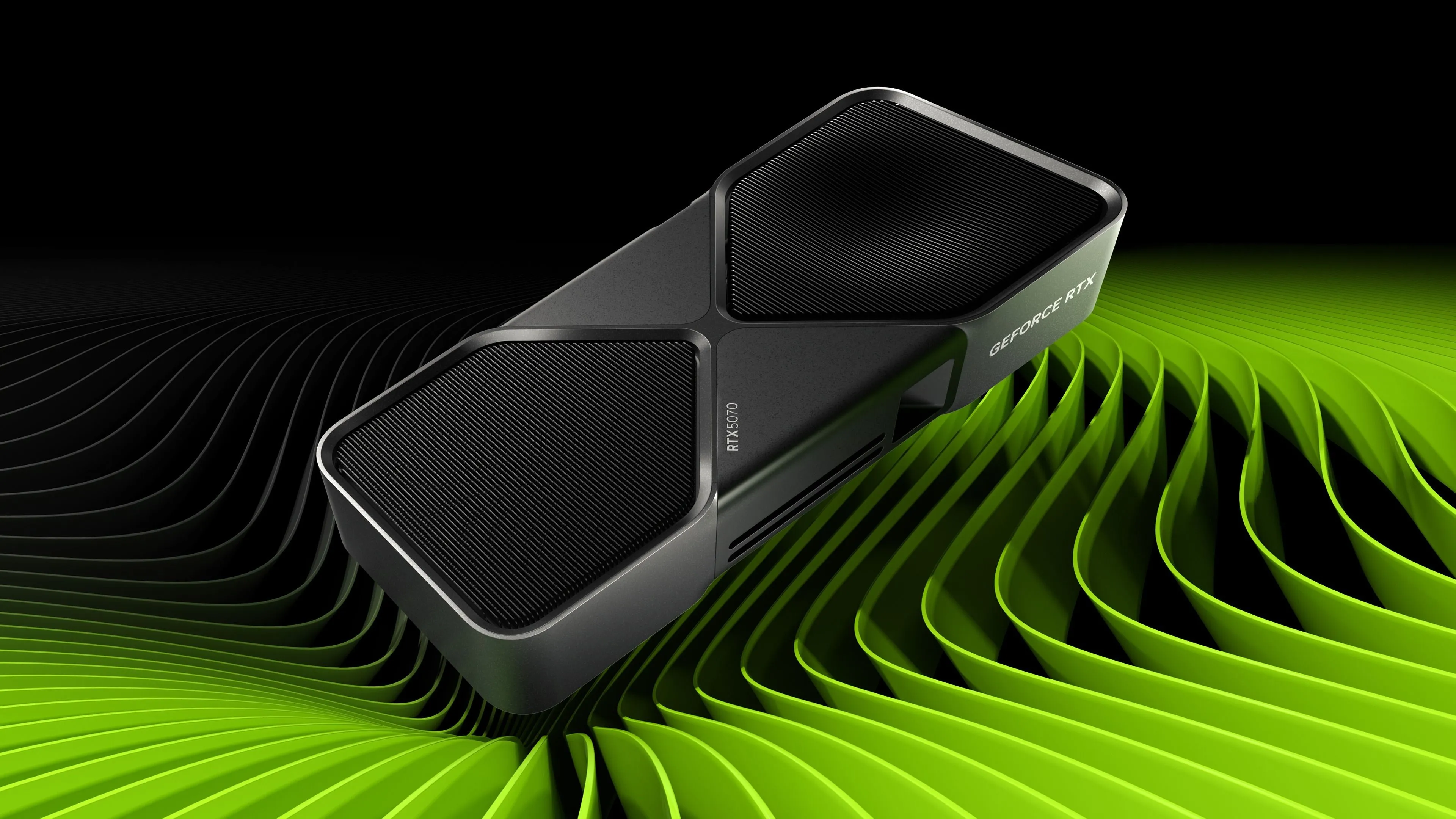 Hình ảnh render của card đồ họa Nvidia GeForce RTX 5070