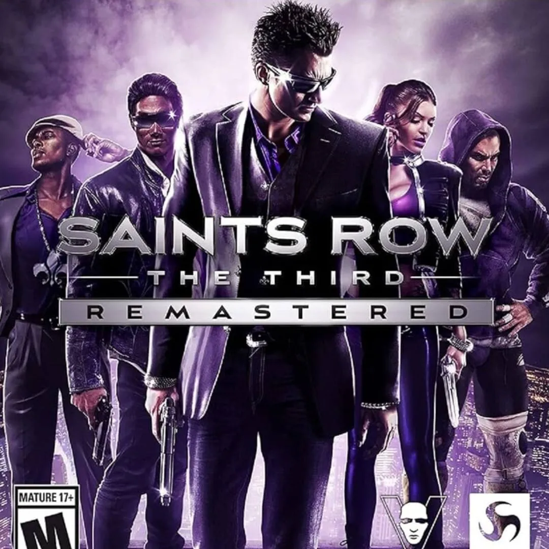 Hình ảnh sản phẩm game Saints Row: The Third Remastered, thể hiện sự hỗn loạn và độc đáo của trò chơi