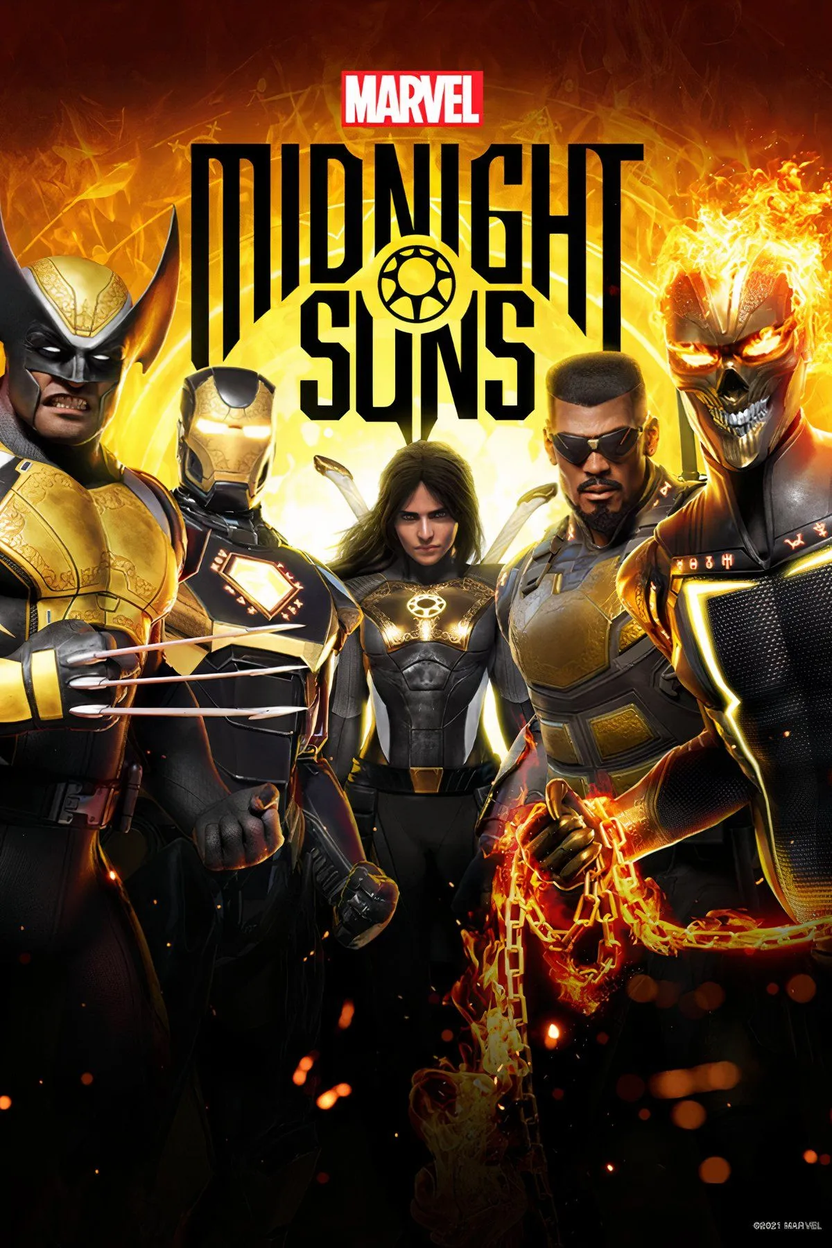 Hình ảnh trong game Marvel's Midnight Suns với các siêu anh hùng như Wolverine và Spider-Man trong trận chiến theo lượt
