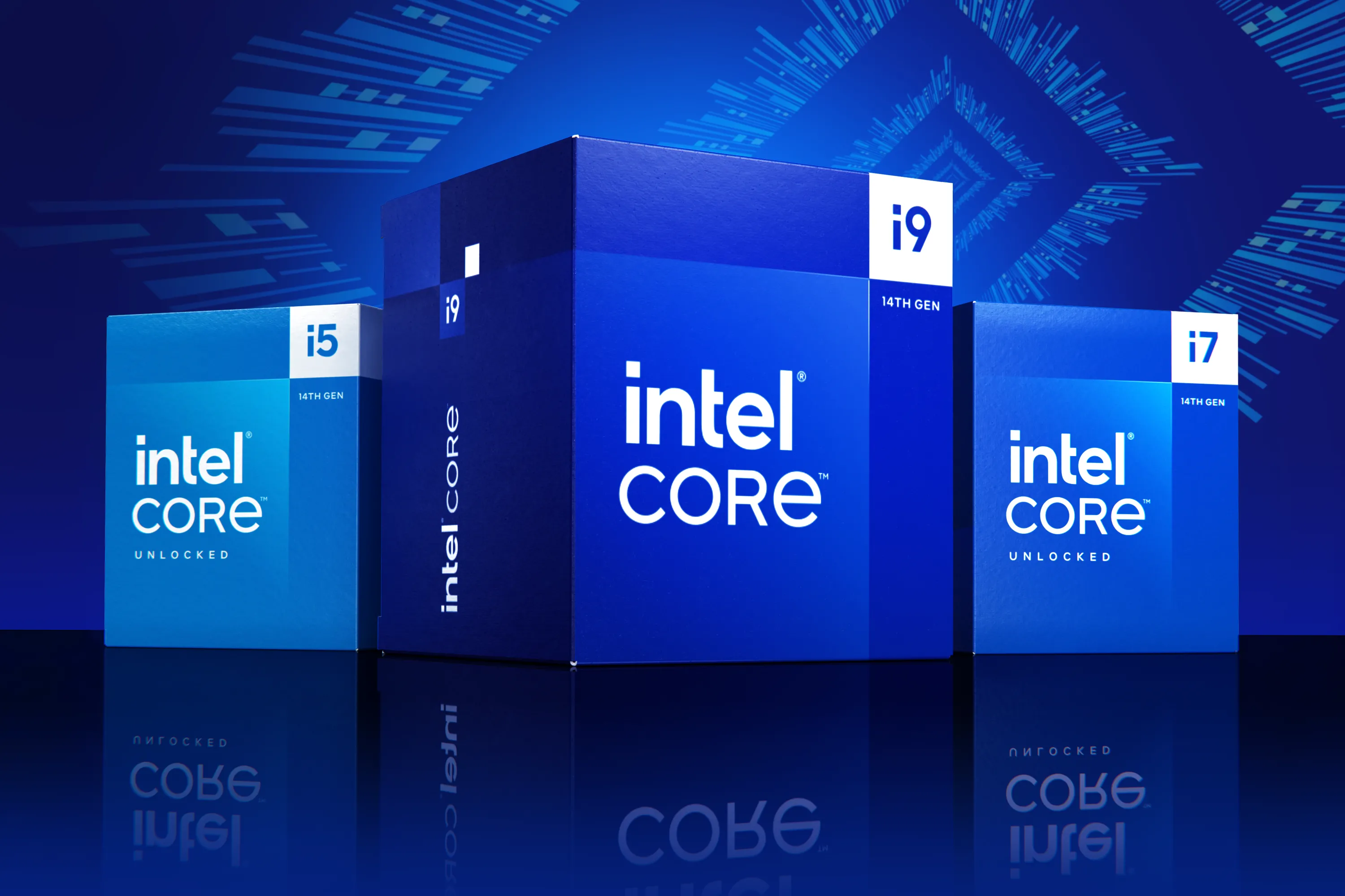 Hộp CPU Intel Core i9, i7, i5 thế hệ 14