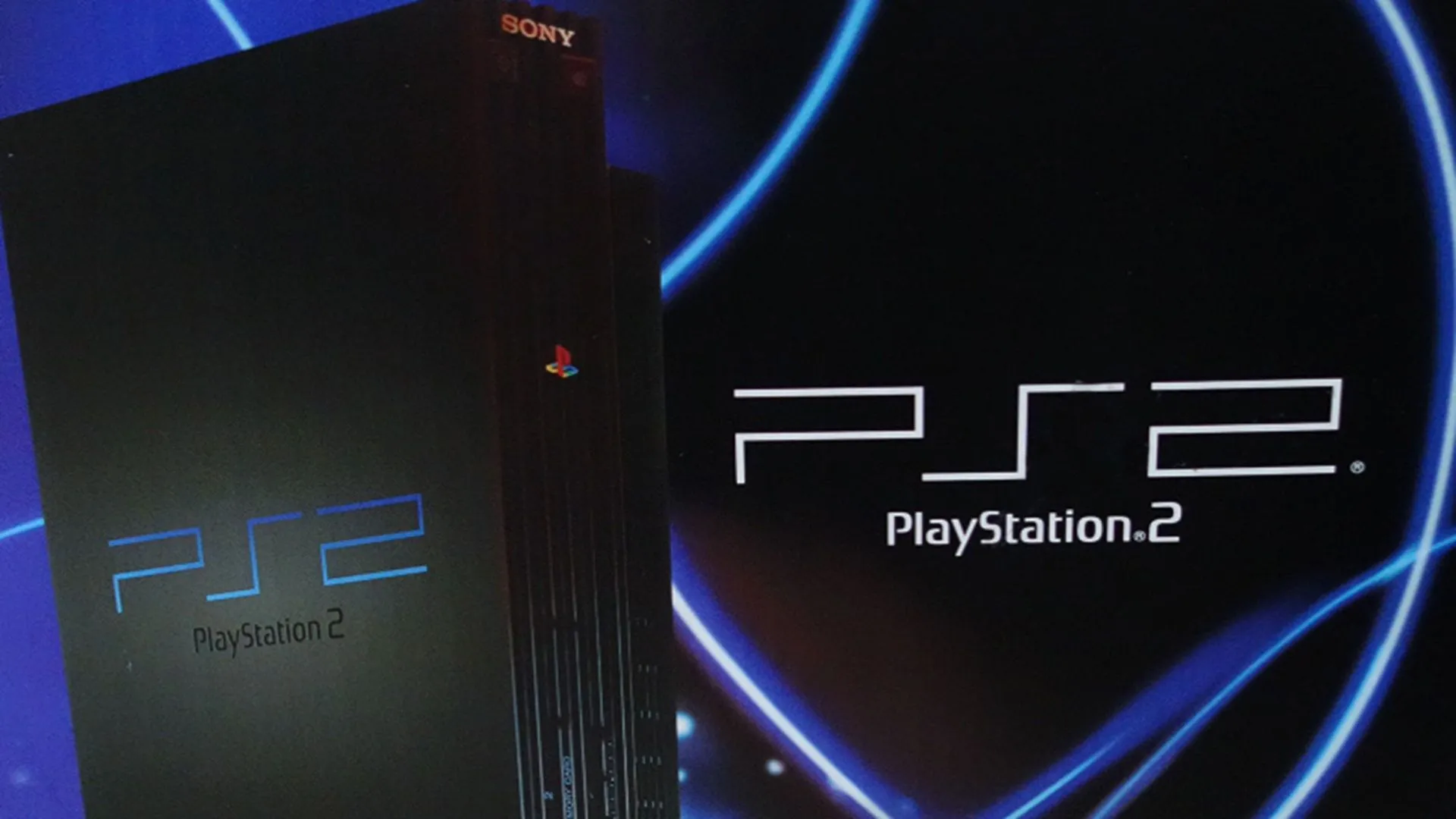 Hộp máy PlayStation 2 phiên bản màu đen, biểu tượng của kỷ nguyên giải trí gia đình