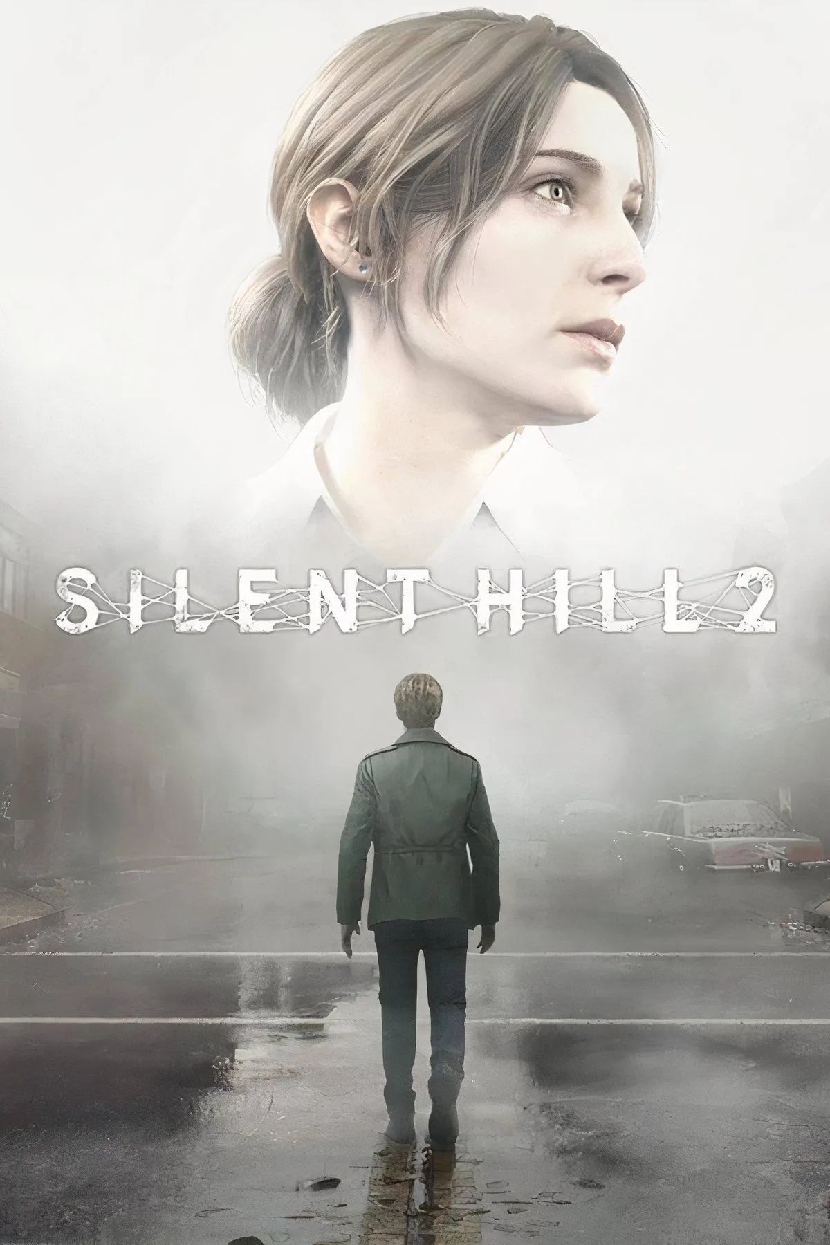 James Sunderland đối mặt với quái vật Pyramid Head trong Silent Hill 2, biểu tượng của sự dằn vặt nội tâm