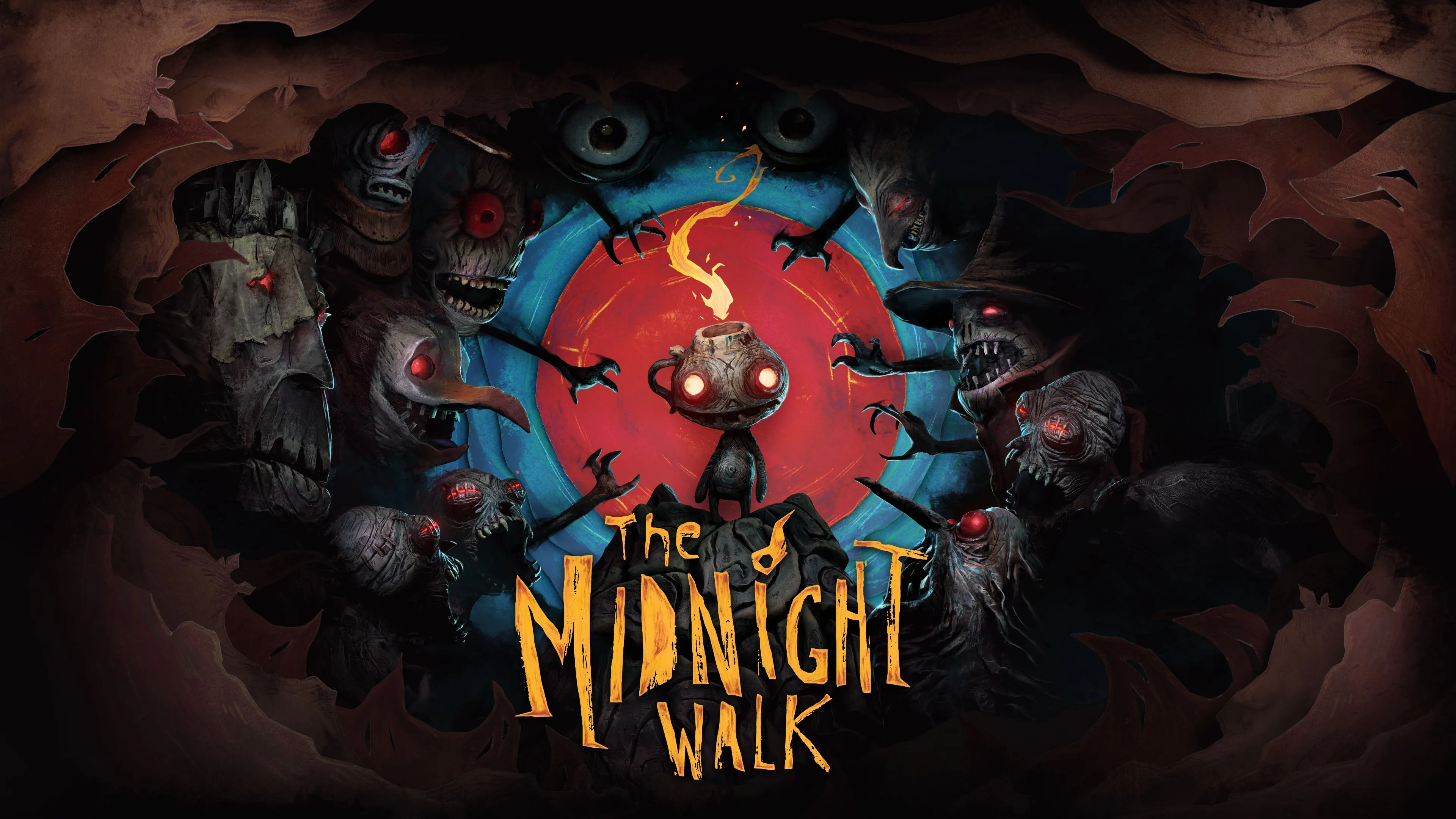 Key art chính của The Midnight Walk thể hiện không khí ma mị và nghệ thuật đặc trưng của game