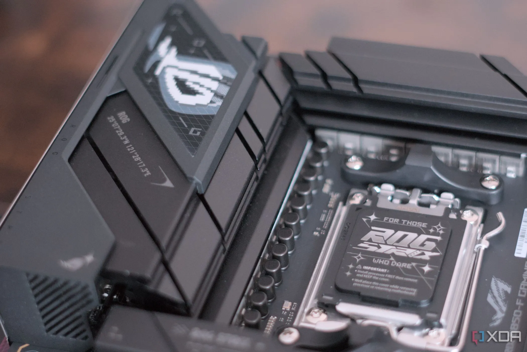Khu vực CPU của bo mạch chủ Asus ROG Strix B850-F Gaming WiFi