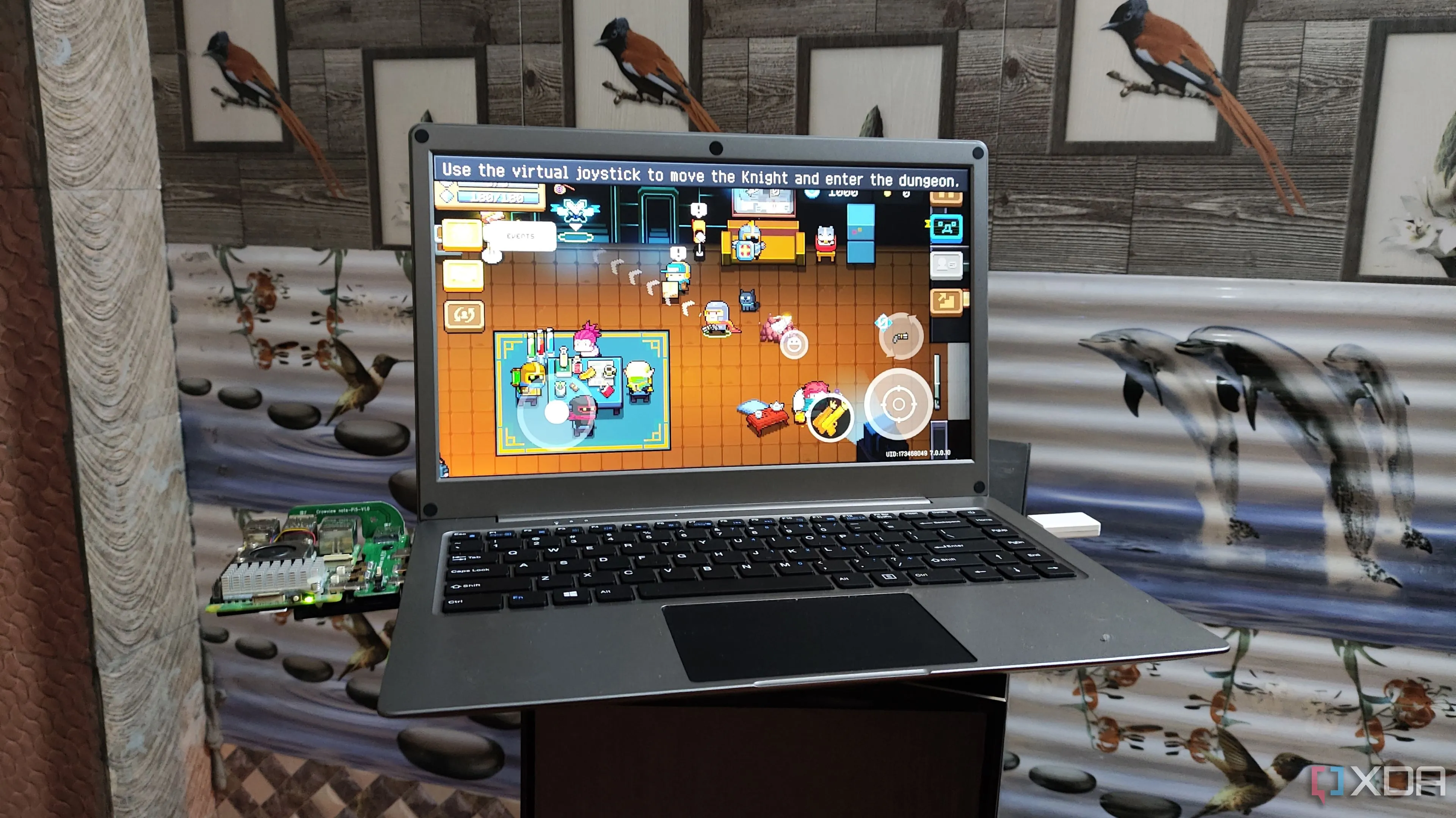 Laptop tự chế với Raspberry Pi, minh họa dự án game retro và khả năng tùy biến