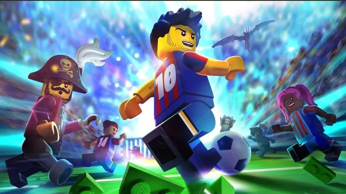 LEGO 2K Goooal: Key art game bóng đá LEGO 2K Goooal chưa công bố