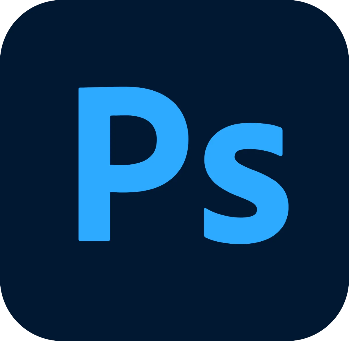 Logo Adobe Photoshop, biểu tượng của phần mềm chỉnh sửa ảnh hàng đầu