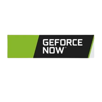 Logo dịch vụ NVIDIA GeForce Now hỗ trợ chơi game Monster Hunter Wilds