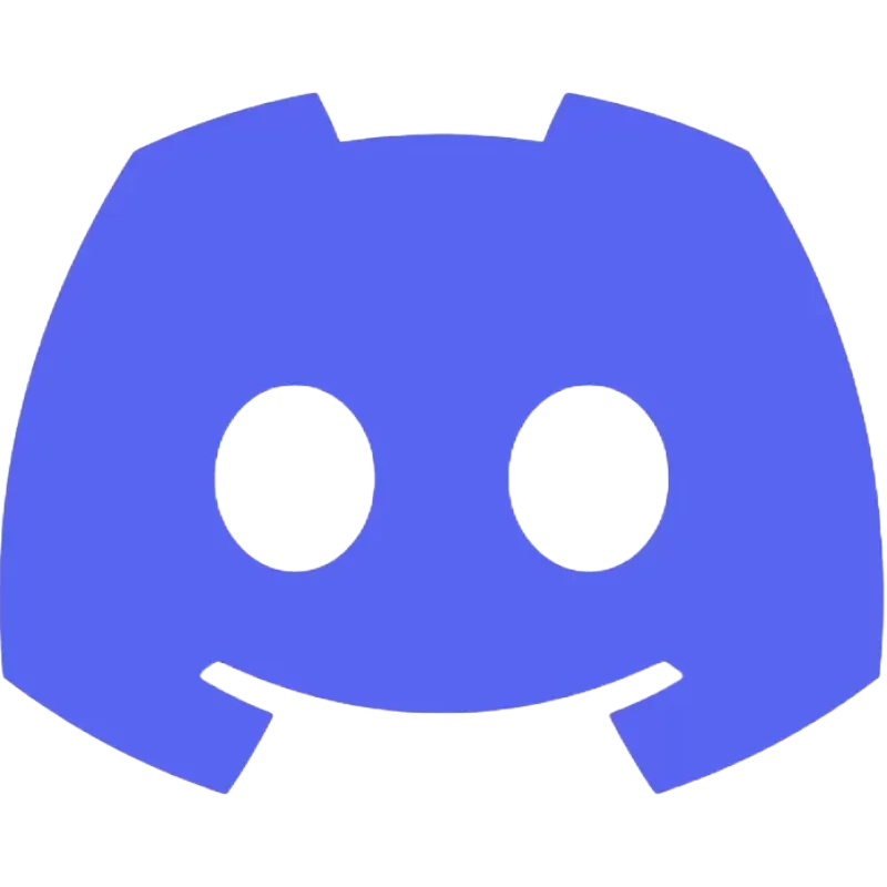 Logo Discord màu tím trên nền trong suốt