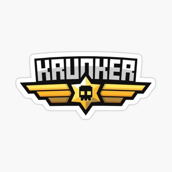 Logo game Krunker, đại diện cho tựa game bắn súng góc nhìn thứ nhất trên trình duyệt với đồ họa pixel.