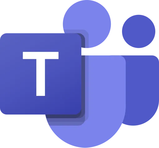 Logo Microsoft Teams trên nền tối