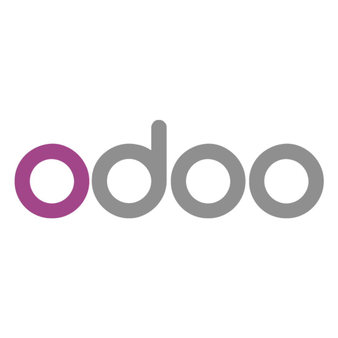 Logo Odoo biểu tượng cho hệ thống ERP và quản lý dự án