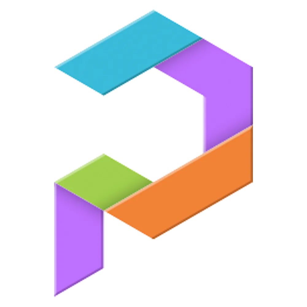 Logo Poly Haven với thiết kế tối giản, biểu trưng cho nguồn tài nguyên 3D