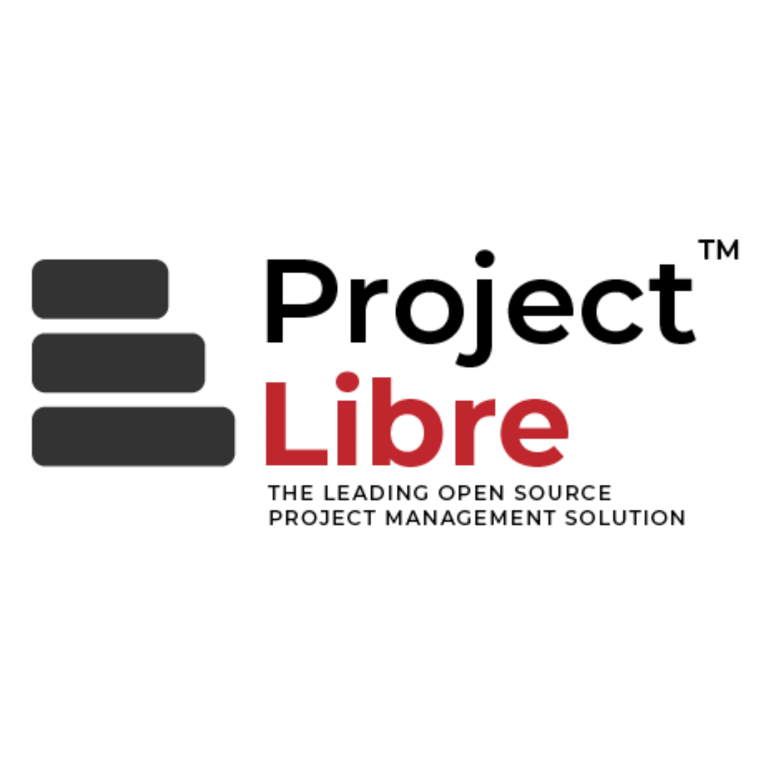 Logo ProjectLibre đại diện cho phần mềm thay thế Microsoft Project