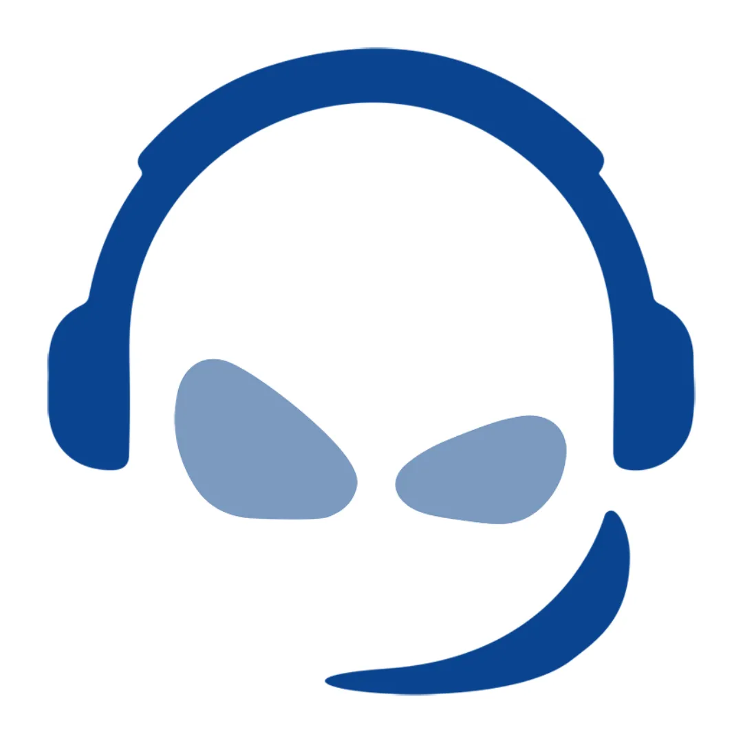 Logo TeamSpeak với biểu tượng màu xanh lá