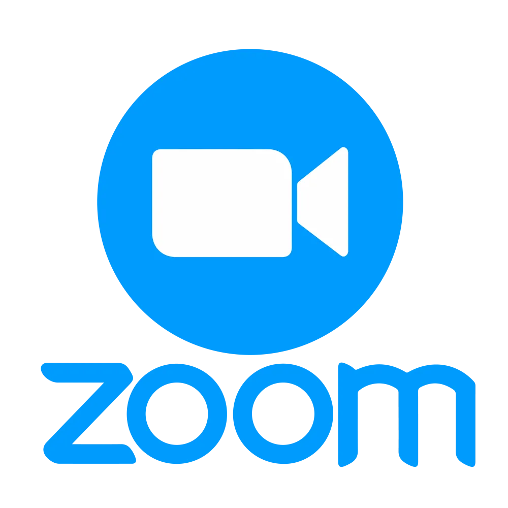Logo Zoom màu xanh nước biển