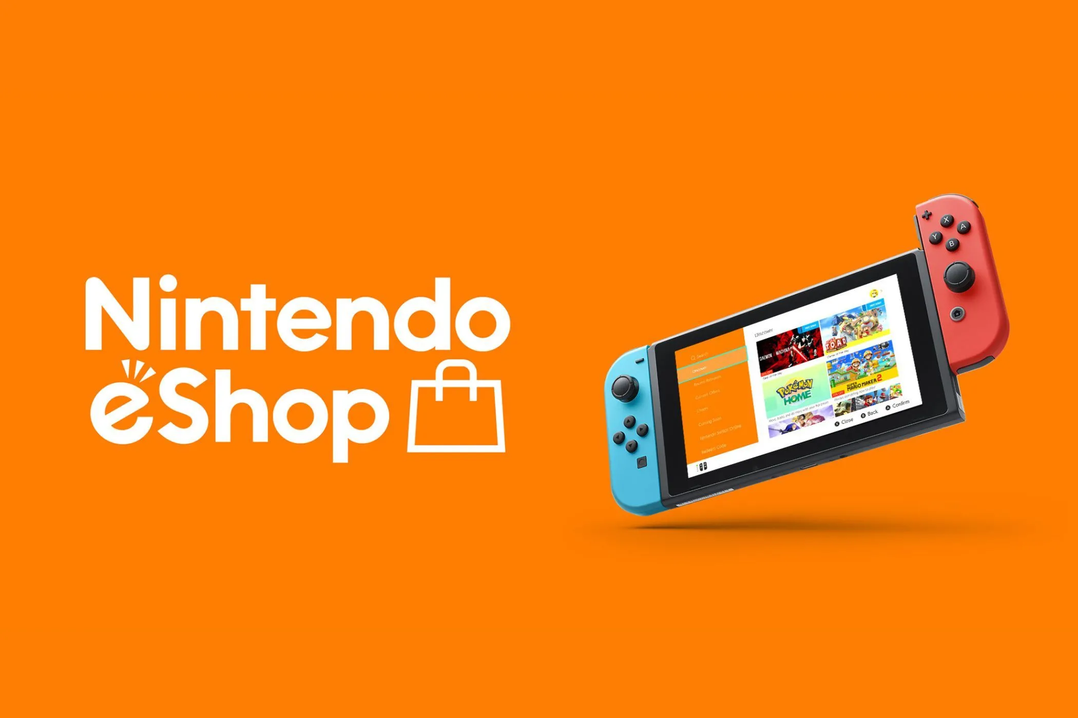 Màn hình giao diện chính của Nintendo eShop hiện tại, nơi game thủ thường xuyên gặp tình trạng giật lag và phản hồi chậm
