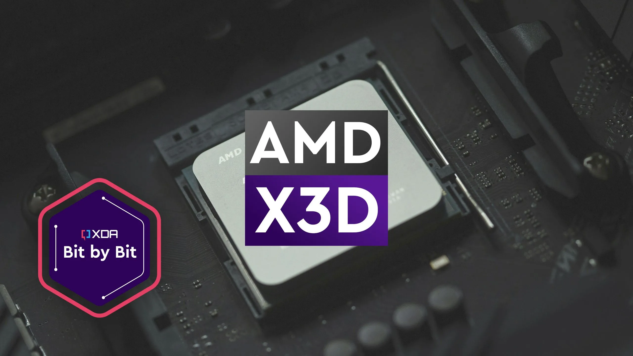 Minh họa công nghệ 3D V-Cache và hiệu suất chơi game của CPU AMD X3D