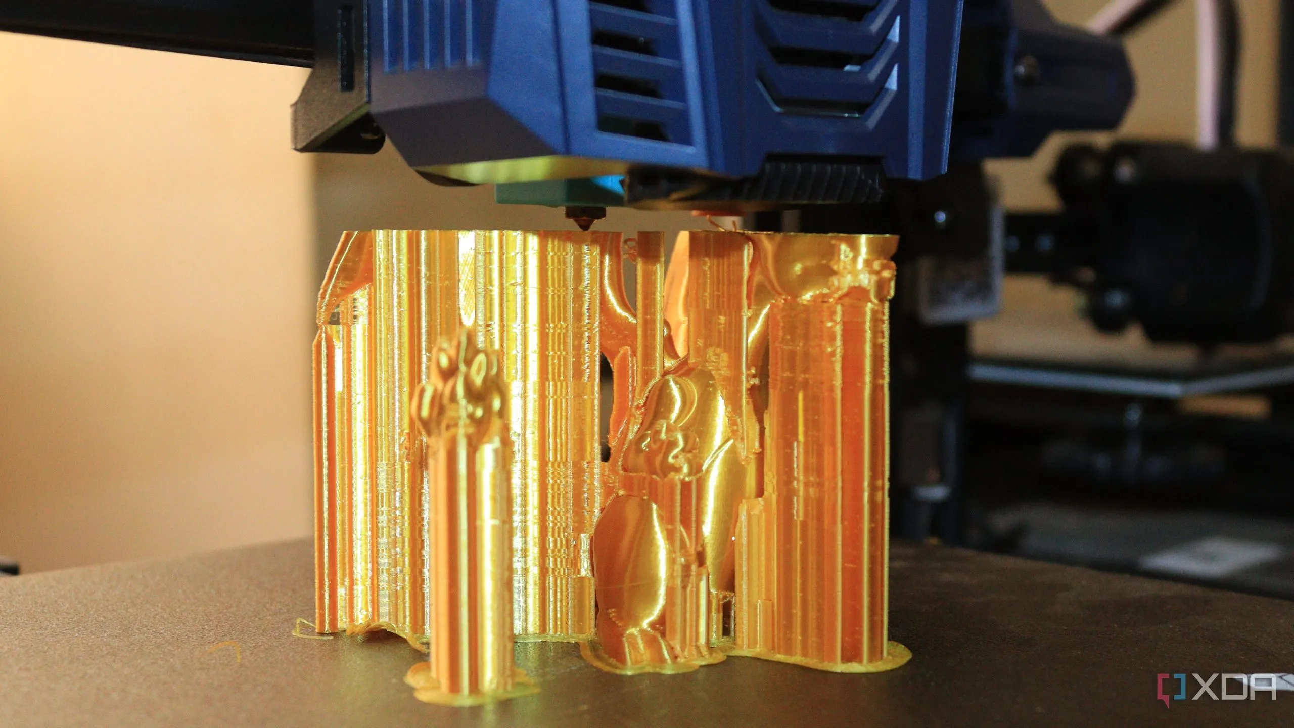Mô hình đang được in 3D qua điều khiển OctoPrint