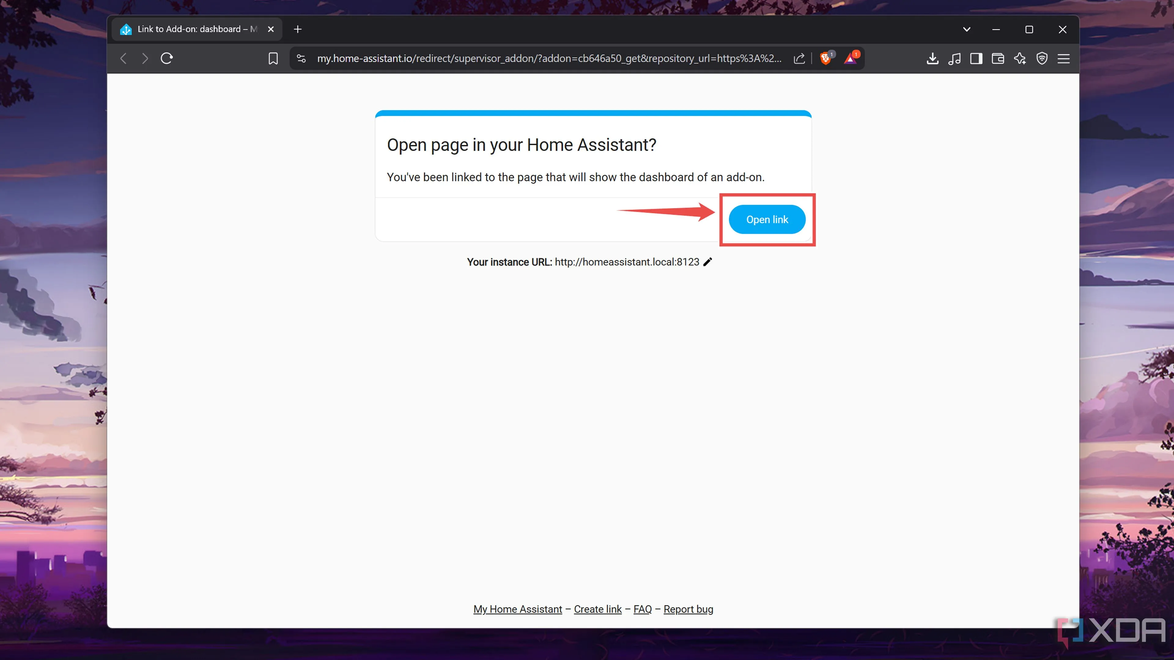 Mở trang cài đặt Get HACS trong giao diện Home Assistant
