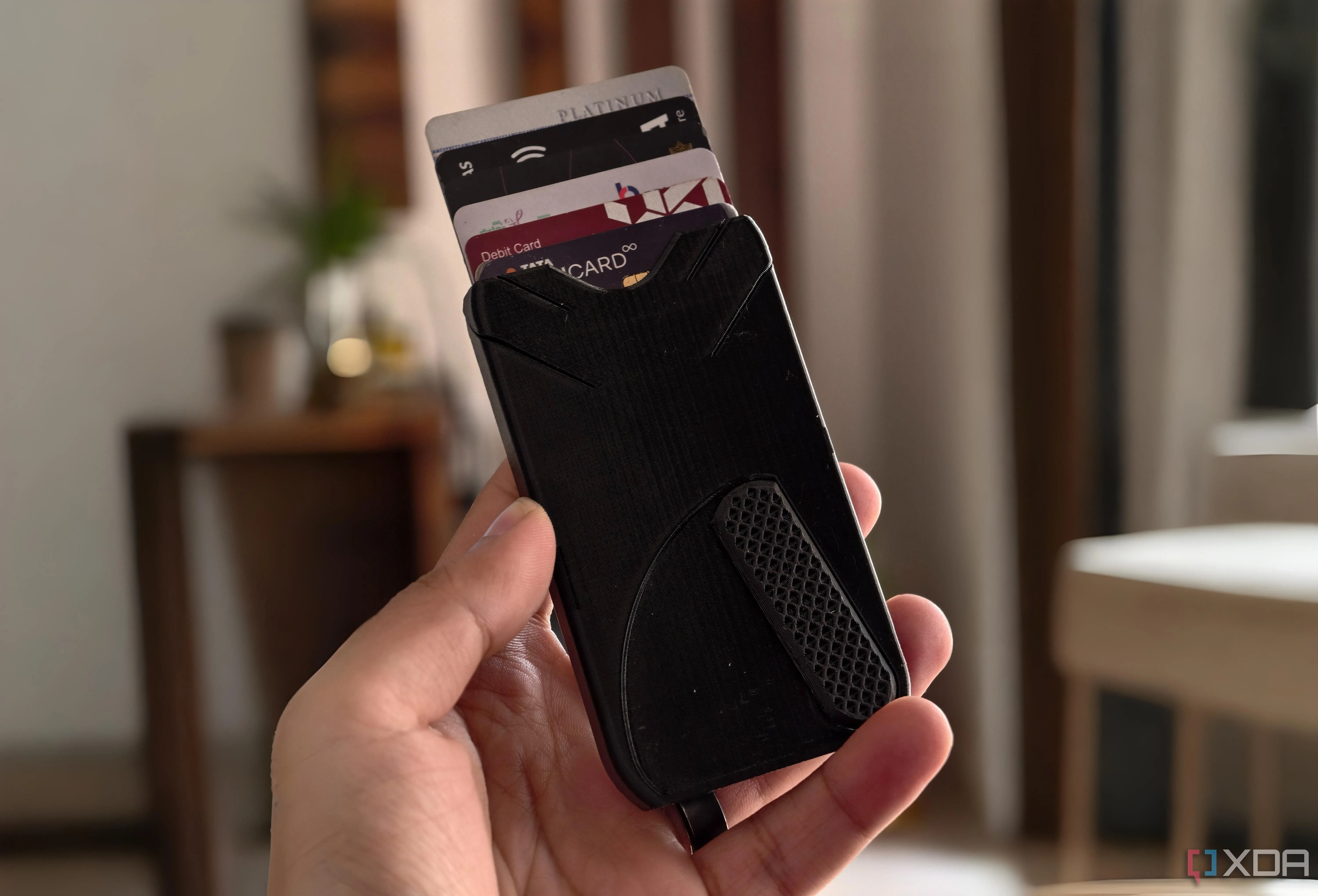 Một chiếc ví được in 3D, thể hiện khả năng tùy biến sản phẩm
