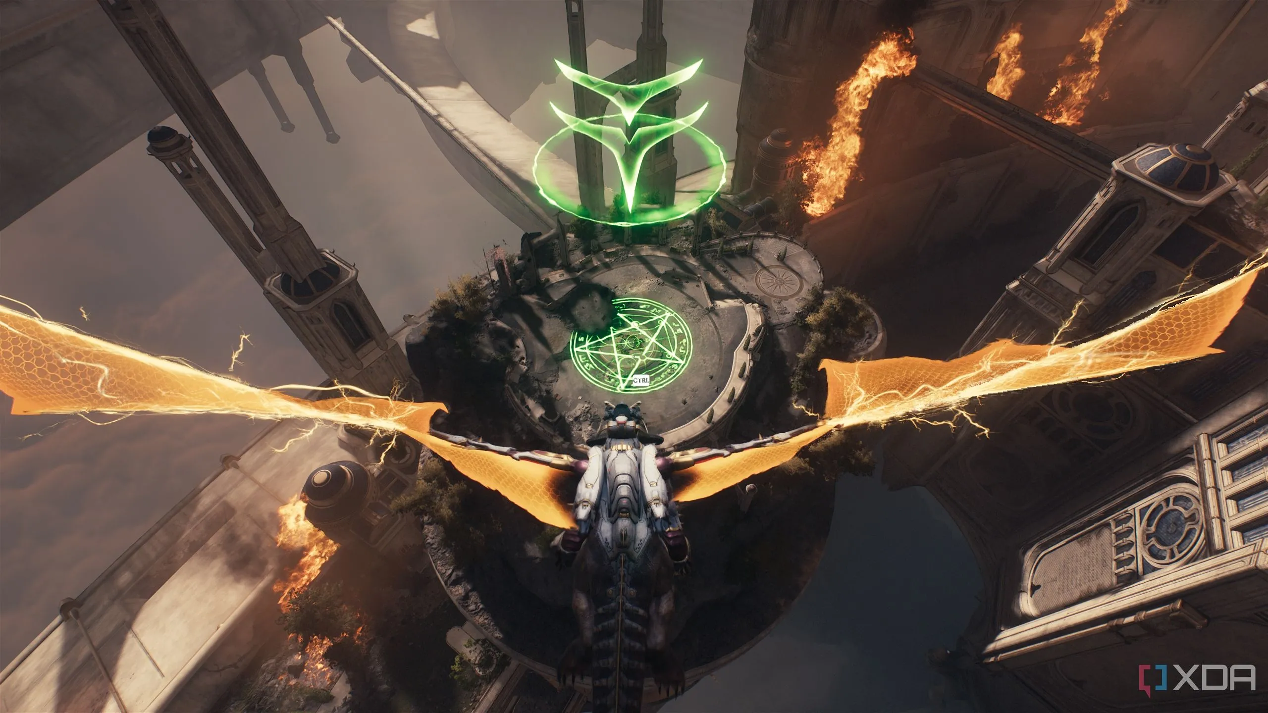 Một khu vực hạ cánh bí mật mở ra sau khi tiêu diệt Titan trong Doom: The Dark Ages