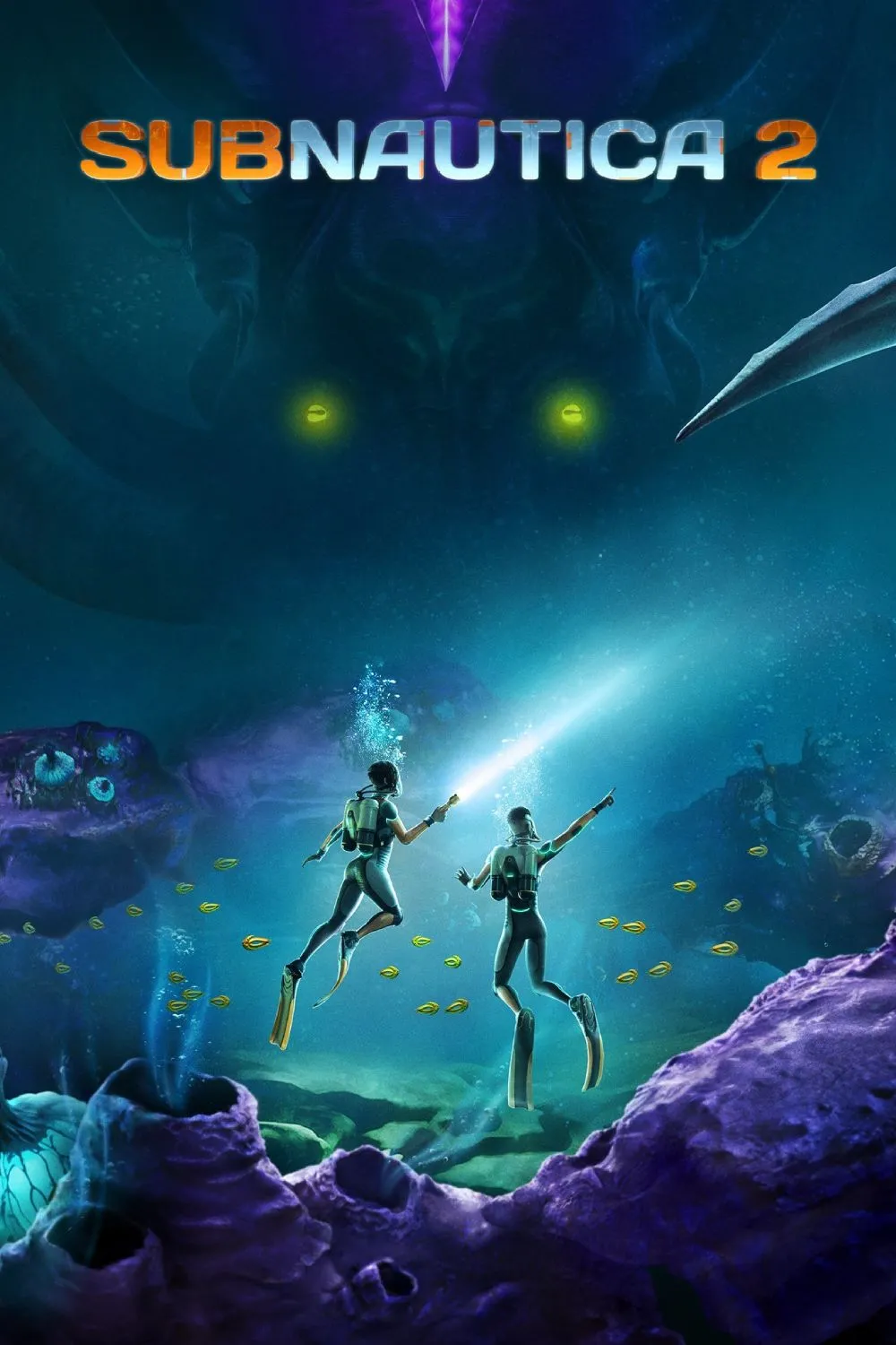 Một nhân vật đang khám phá thế giới Subnautica 2