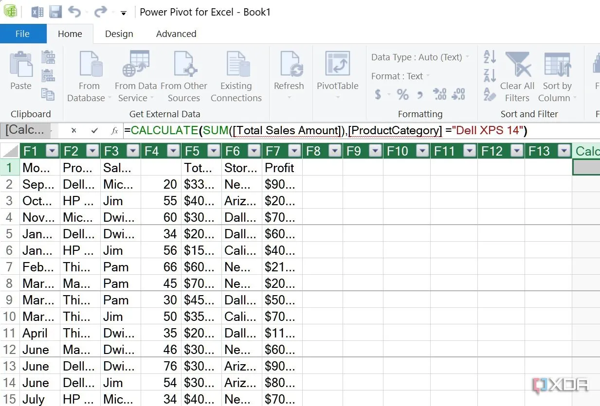 Một ví dụ về việc sử dụng hàm DAX hoặc Regex trong Excel để xử lý và trích xuất chuỗi văn bản