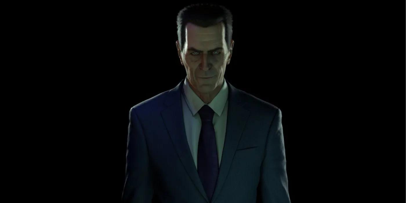 Nhân vật G-Man trong một tựa game Half-Life mới, gợi ý về đồ họa thế hệ tiếp theo
