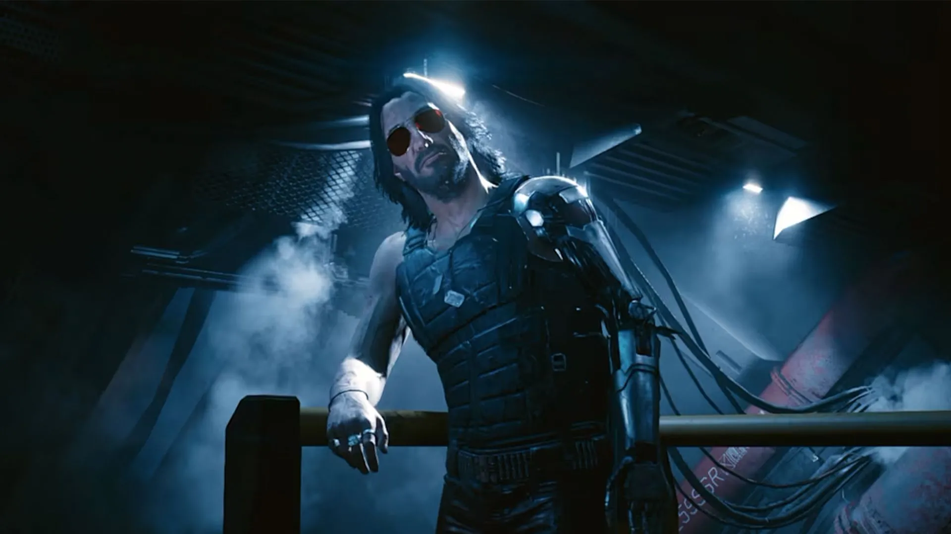 Nhân vật Johnny Silverhand do Keanu Reeves thủ vai trong game Cyberpunk 2077 trên Nintendo Switch 2.
