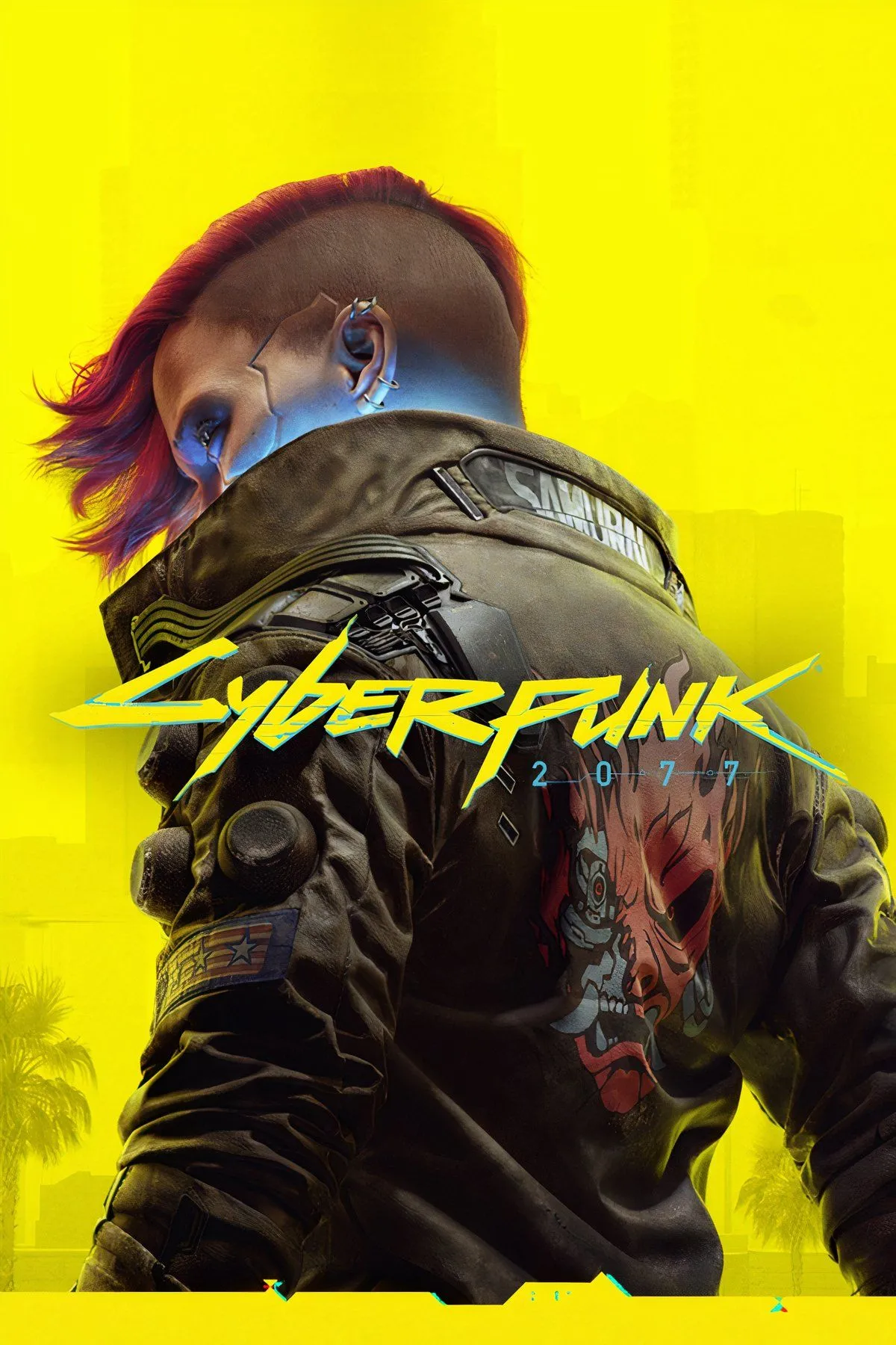Nhân vật V chiến đấu giữa khung cảnh Night City rực rỡ trong Cyberpunk 2077