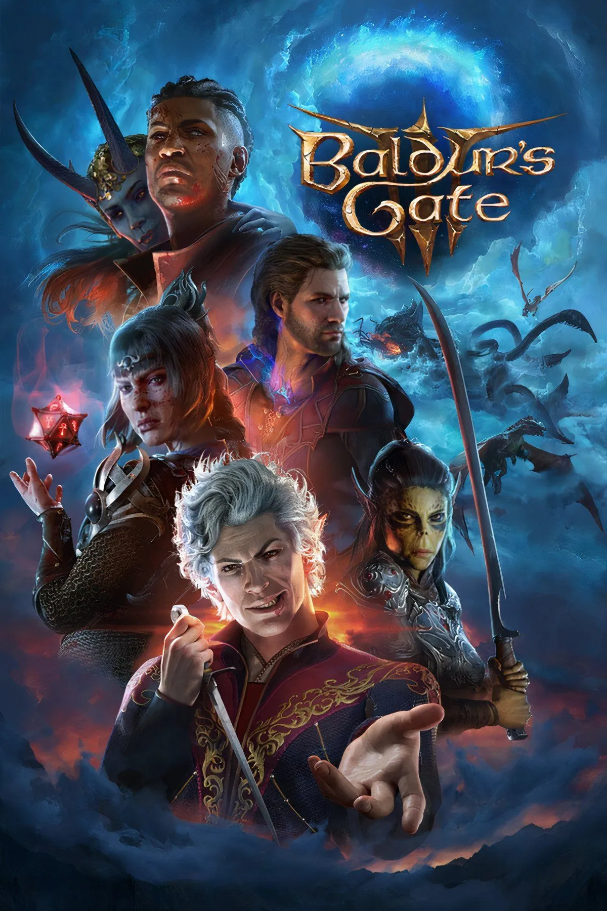 Nhóm nhân vật trong Baldur’s Gate 3 chiến đấu trong một cảnh hành động đậm chất RPG