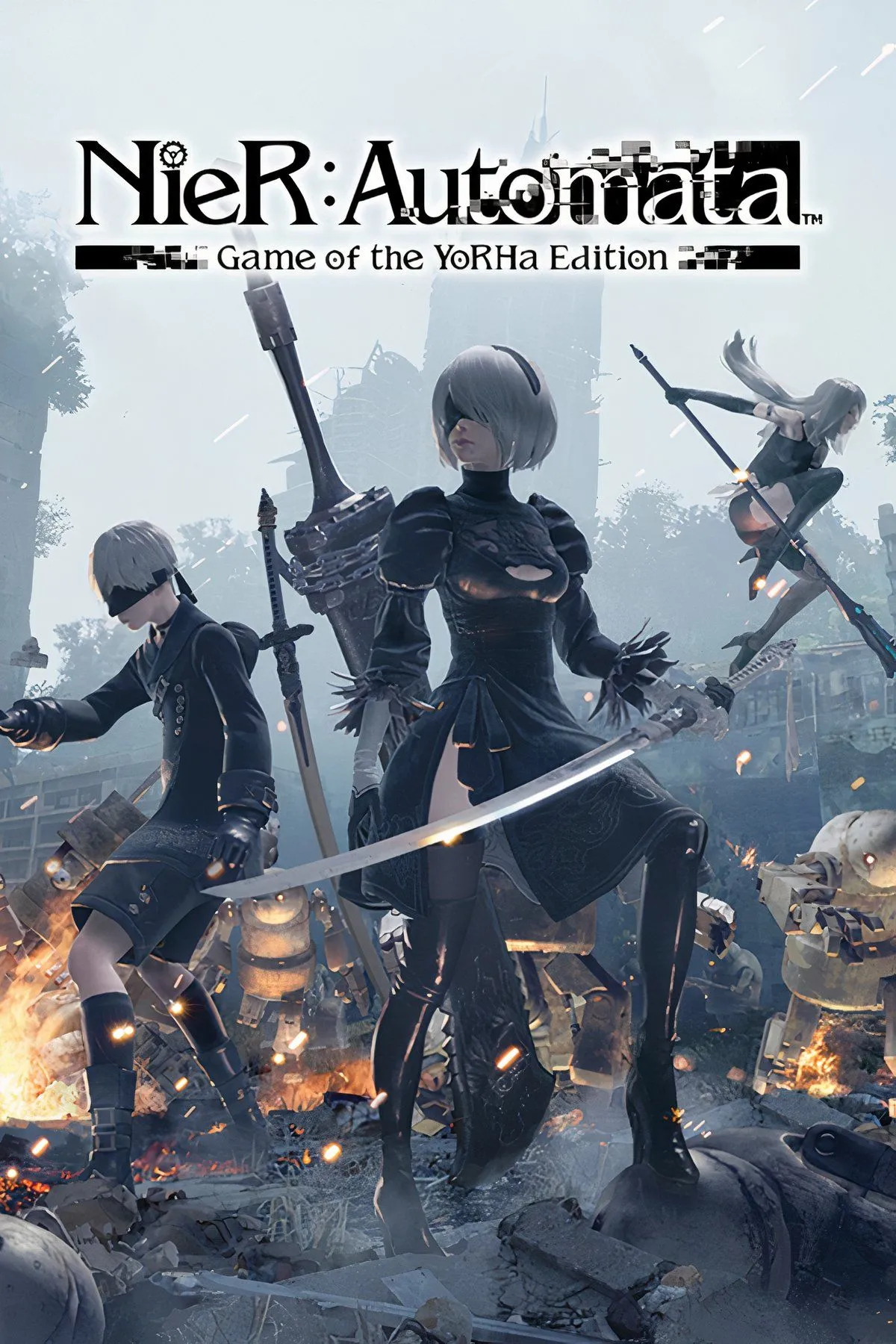 Nier: Automata Become As Gods Edition với nhân vật 2B trong thế giới hậu tận thế