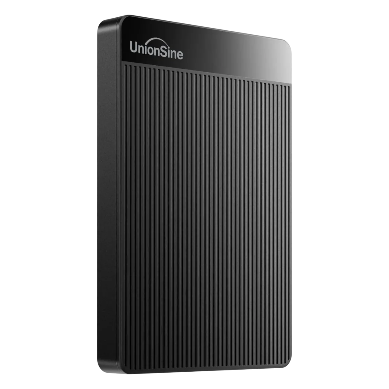 Ổ cứng di động UnionSine 1TB Ultra Slim màu bạc, thiết kế mỏng nhẹ
