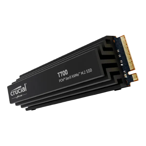 Ổ cứng SSD Crucial T700 PCIe 5.0 NVMe, minh họa một SSD hiệu năng cao có DRAM cache.