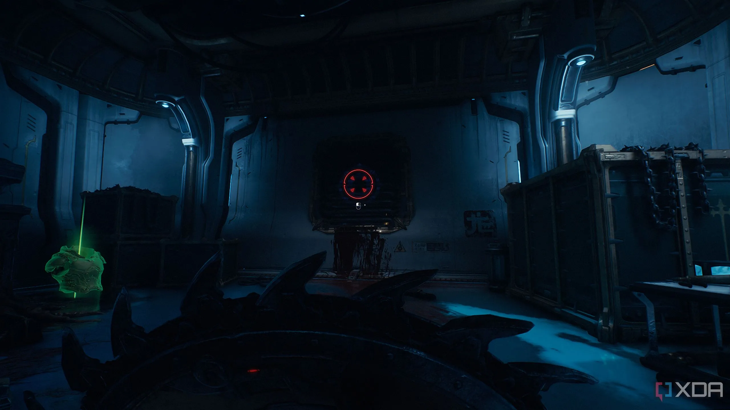 Ống thông gió có thể dùng Shield Charge để phá, dẫn đến khu vực bí mật