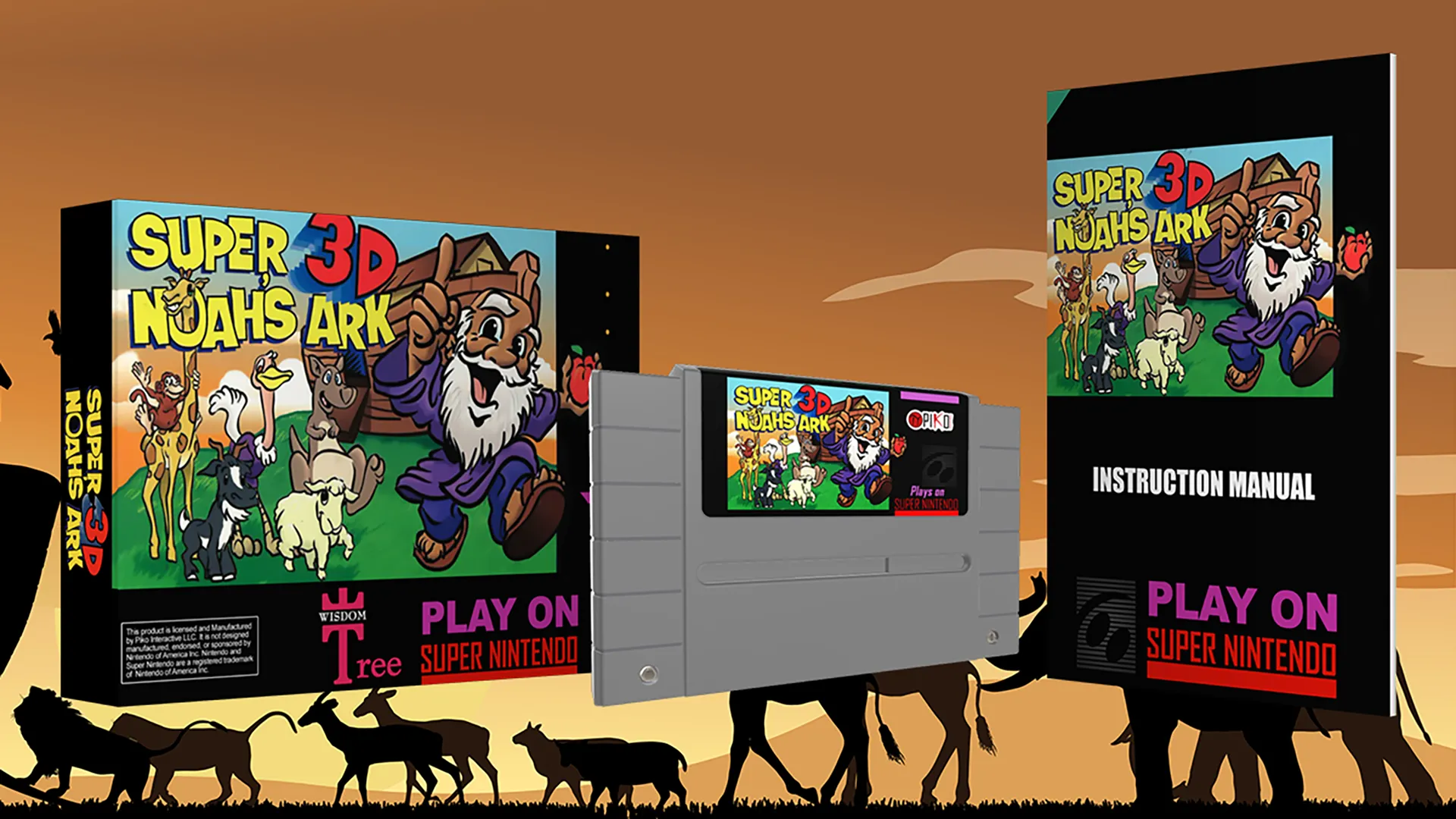 Phiên bản tái bản của Super Noah's Ark 3D do Piko Interactive phát hành