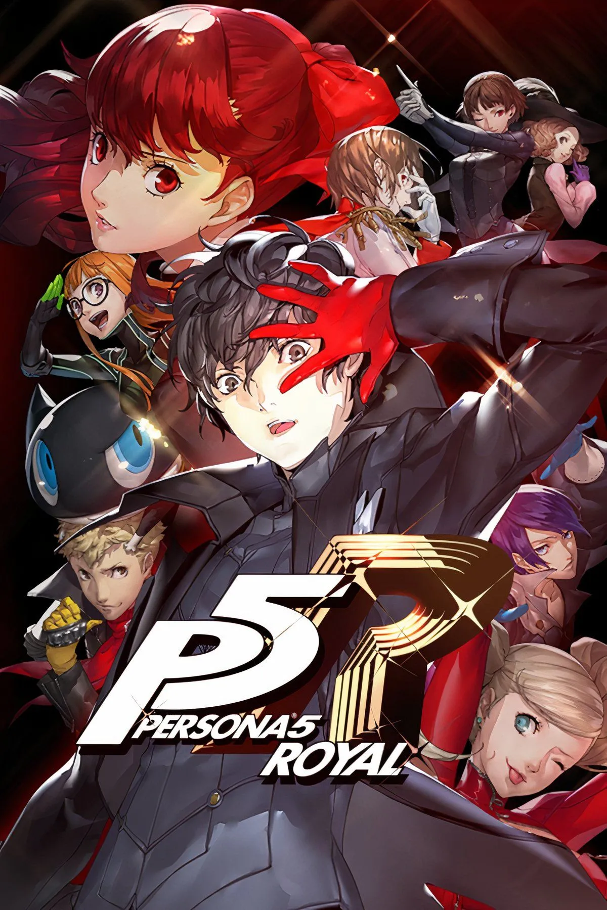 Phong cách đồ họa anime đặc trưng và giao diện chiến đấu của game Persona 5 Royal