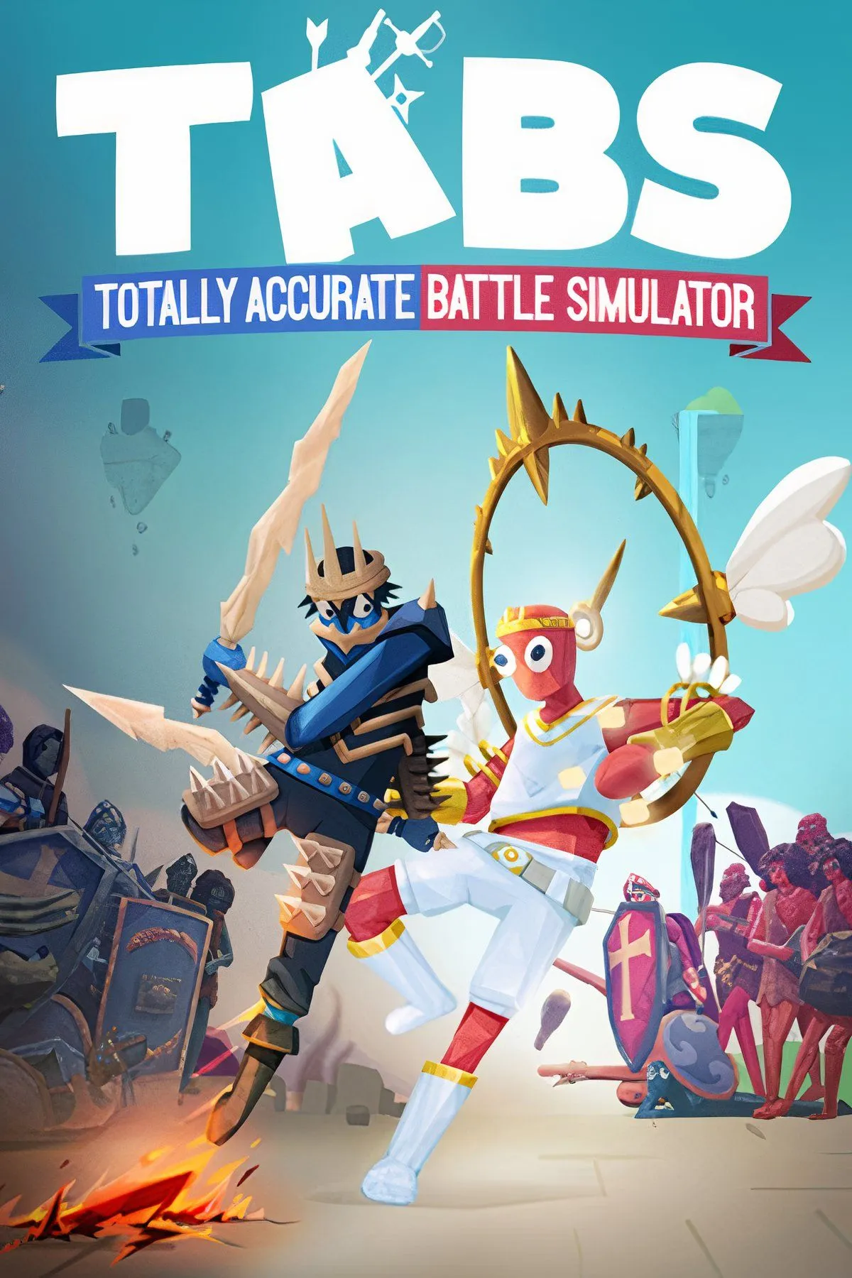 Quân đội lính đồ chơi trong Totally Accurate Battle Simulator giao chiến
