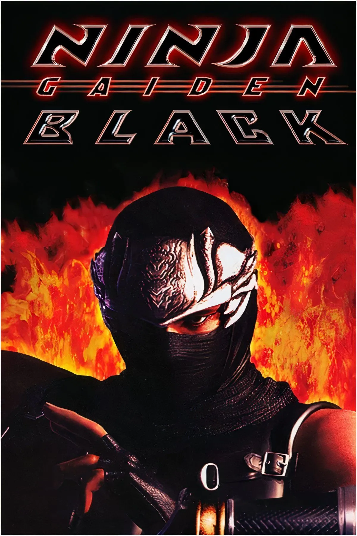 Ryu Hayabusa, nhân vật chính của Ninja Gaiden Black, đang tấn công một ninja khác